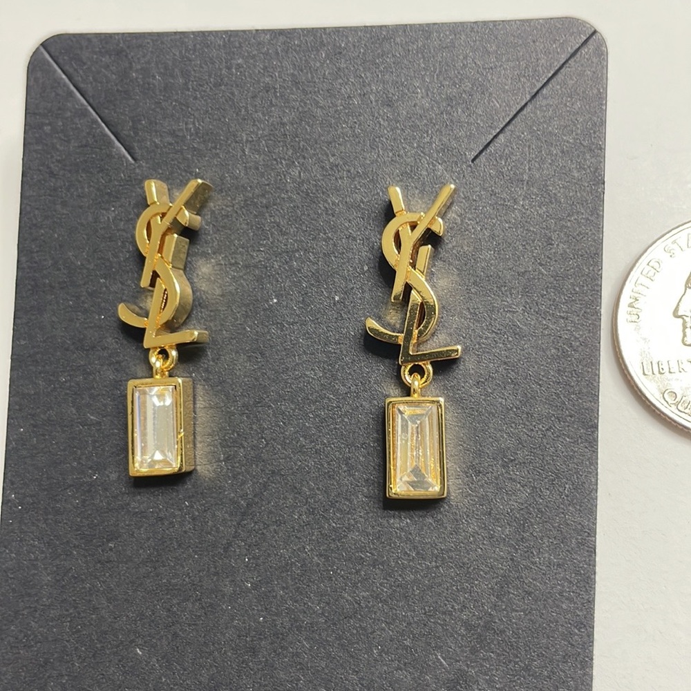 New!  YSL earrings.